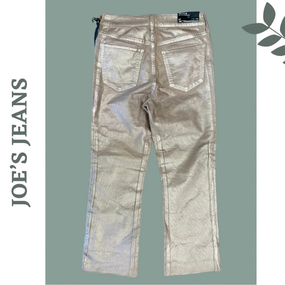 Joe’s Jeans  The Callie High Rise Cropped Bootcut Coated Color Daydream Size 26 - Picture 2 of 10
